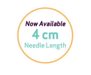 Available in 4cm needle length