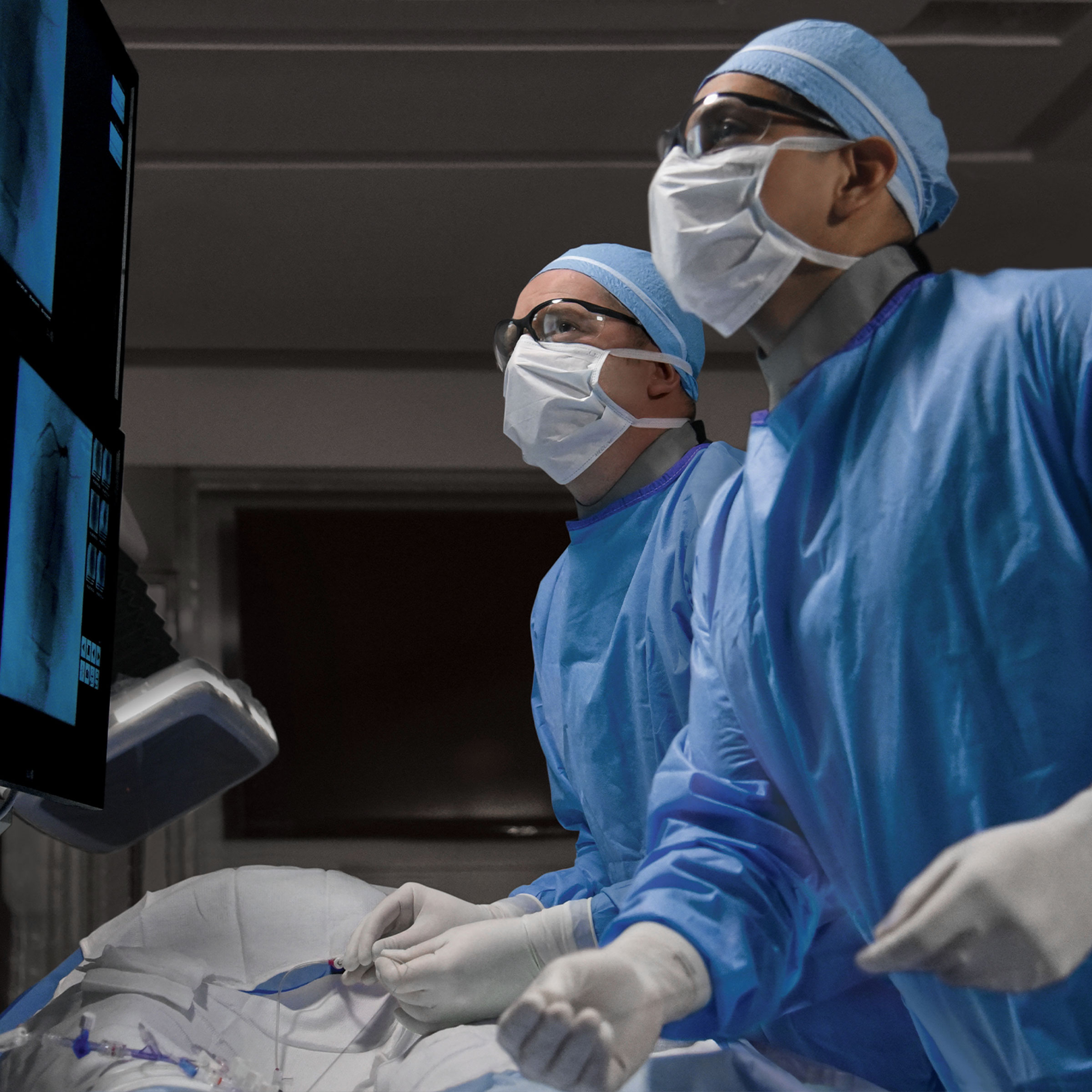 Radial to Visceral Intervention