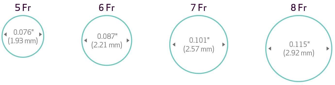 French Size Catheter Conversion Chart