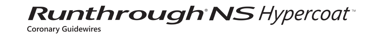 RUNTHROUGH® NS HYPERCOAT™ Coronary Guidewire logo