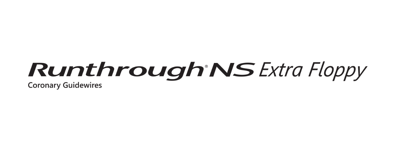 View RUNTHROUGH® NS Extra Floppy Coronary Guidewire logo RUNTHROUGH® NS Extra Floppy Coronary Guidewire logo